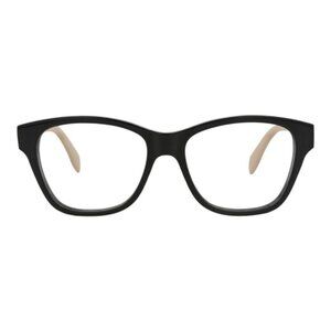 Alexander McQueen Womens Square/Rectangle Black Black Transparent Fashion